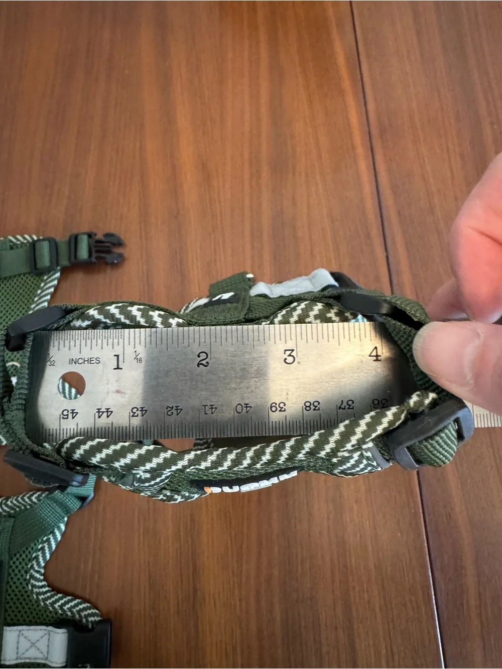 Pair of Olive Green Mesh Pet Harnesses